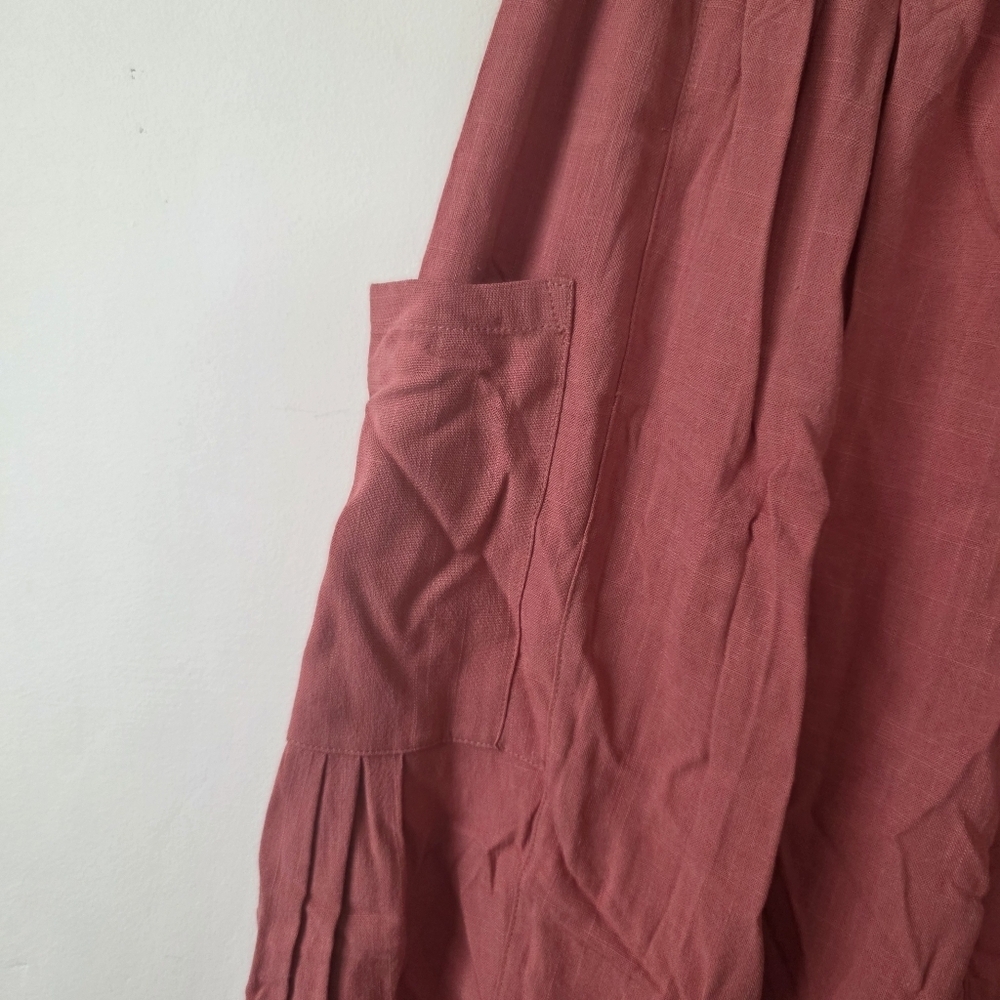 ⭐️40% Off⭐️ Tarse Linen Blend Wide Leg Palazzo Harem Pants - Picture 8 of 14